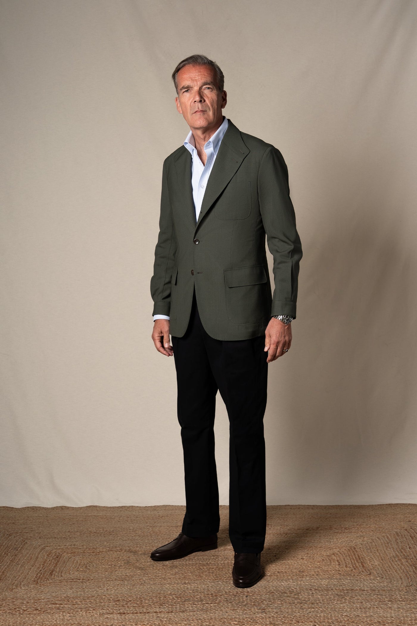 Light Green Wool Teba — look completo BUND, Costa Vice Spring Summer 26