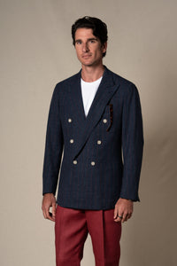 Blue Stripes Tailoring Jacket — sastreria a medida BUND, lookbook Costa Vice Spring Summer 26