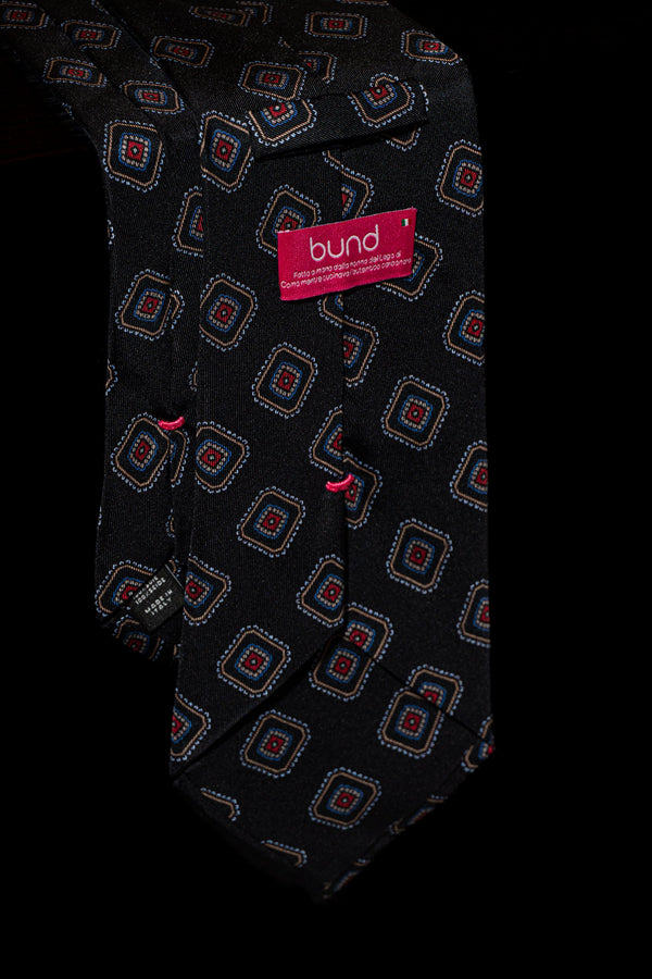 Corbata Cuadros Vintage Navy