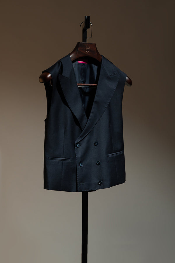 Chaleco cruzado alto Navy