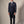 Navy Blue Pinstripe Morning Suit - Chaqué BUND