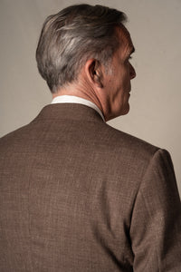 Brown Hopsack Tailoring Jacket — vista alternativa 6, BUND Costa Vice Spring Summer 26