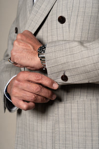 Light Grey Stripes Suit — vista alternativa 6, BUND Costa Vice Spring Summer 26