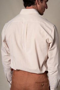 Yellow Stripes Seersucker Casual Shirt — vista alternativa 4, BUND Costa Vice Spring Summer 26