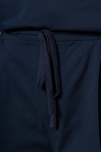Dark Navy Plain Cotton Shorts — vista alternativa 3, BUND Costa Vice Spring Summer 26