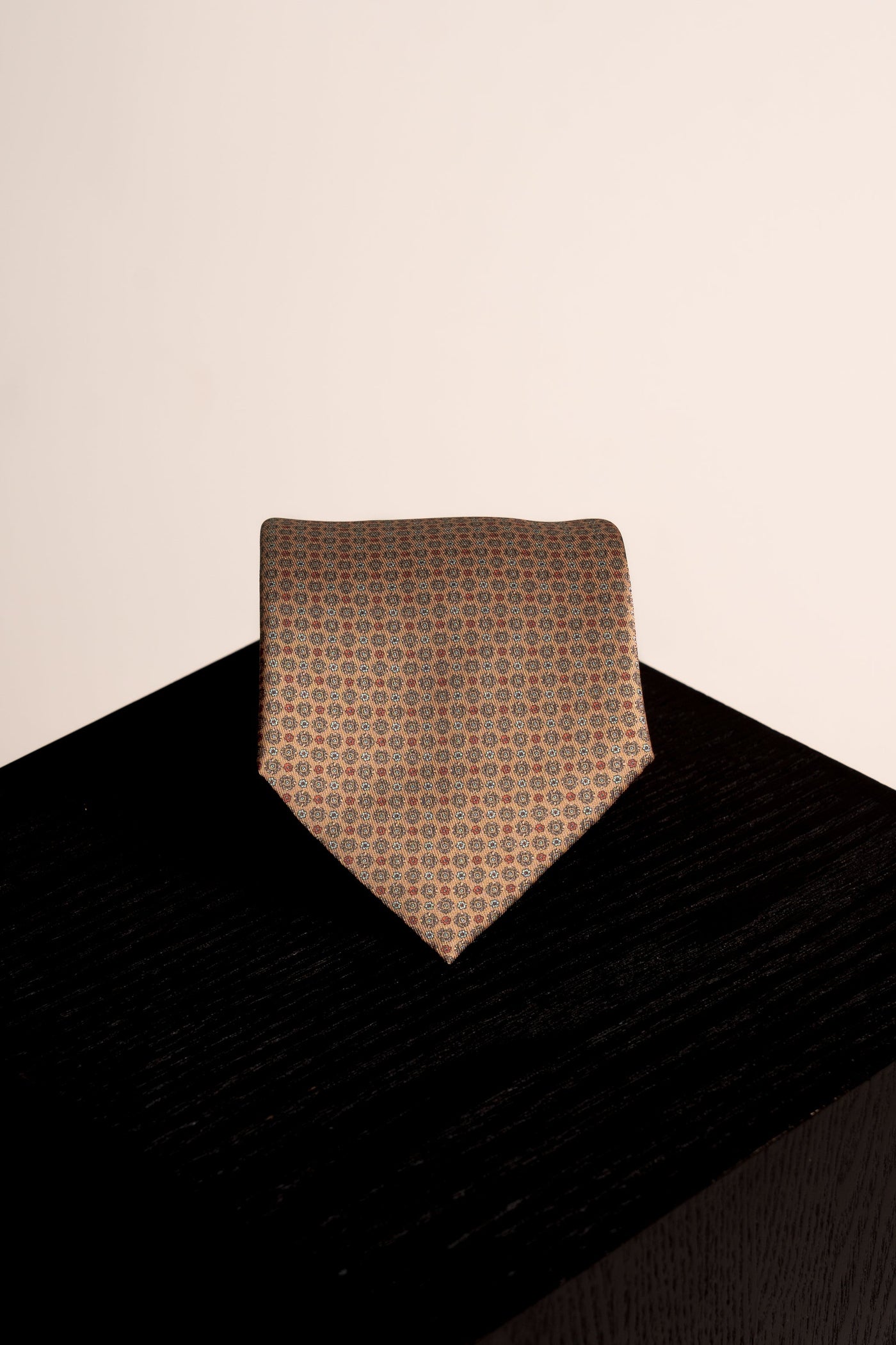 Corbata Microflowers Light Orange