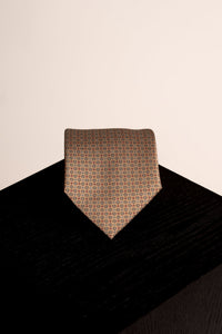 Corbata Microflowers Light Orange