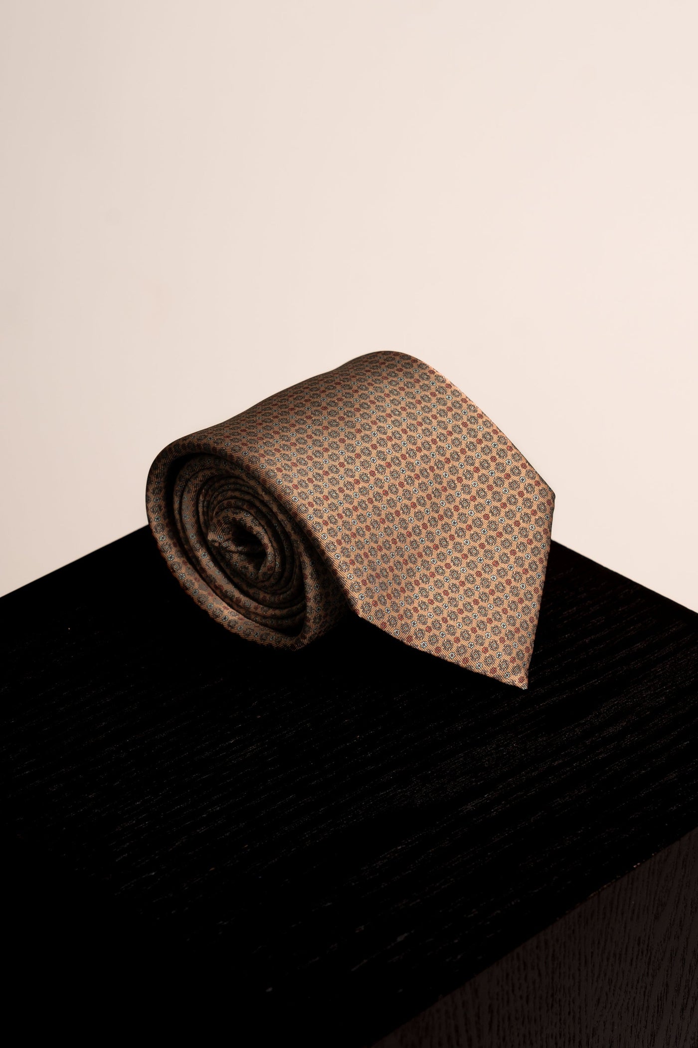 Corbata Microflowers Light Orange