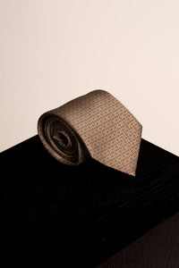 Corbata Microflowers Light Orange