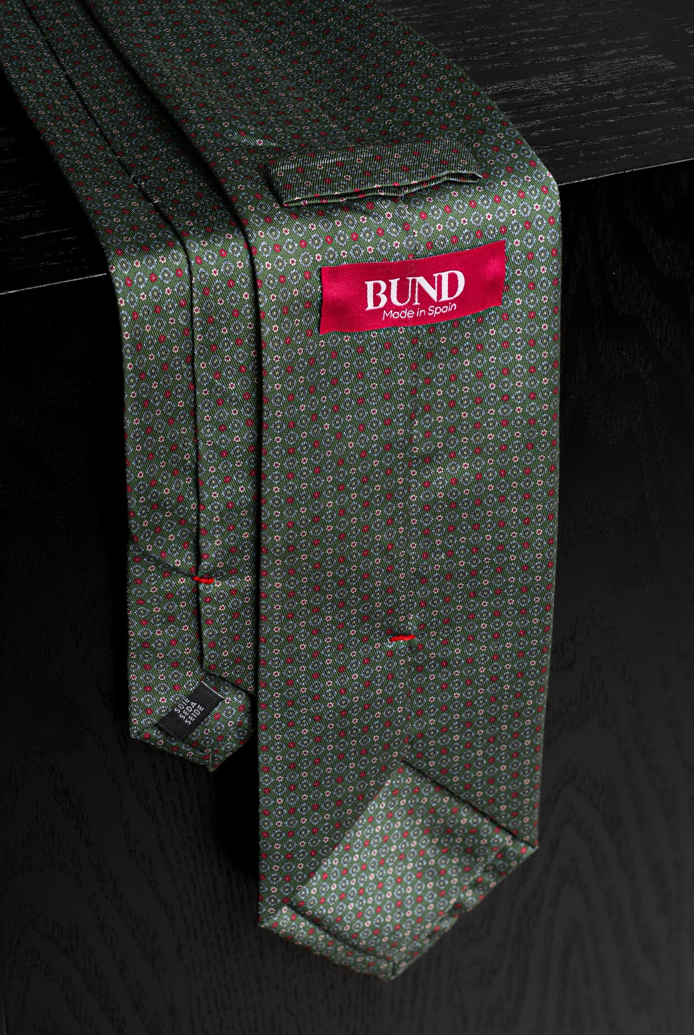 Corbata Microflowers Green