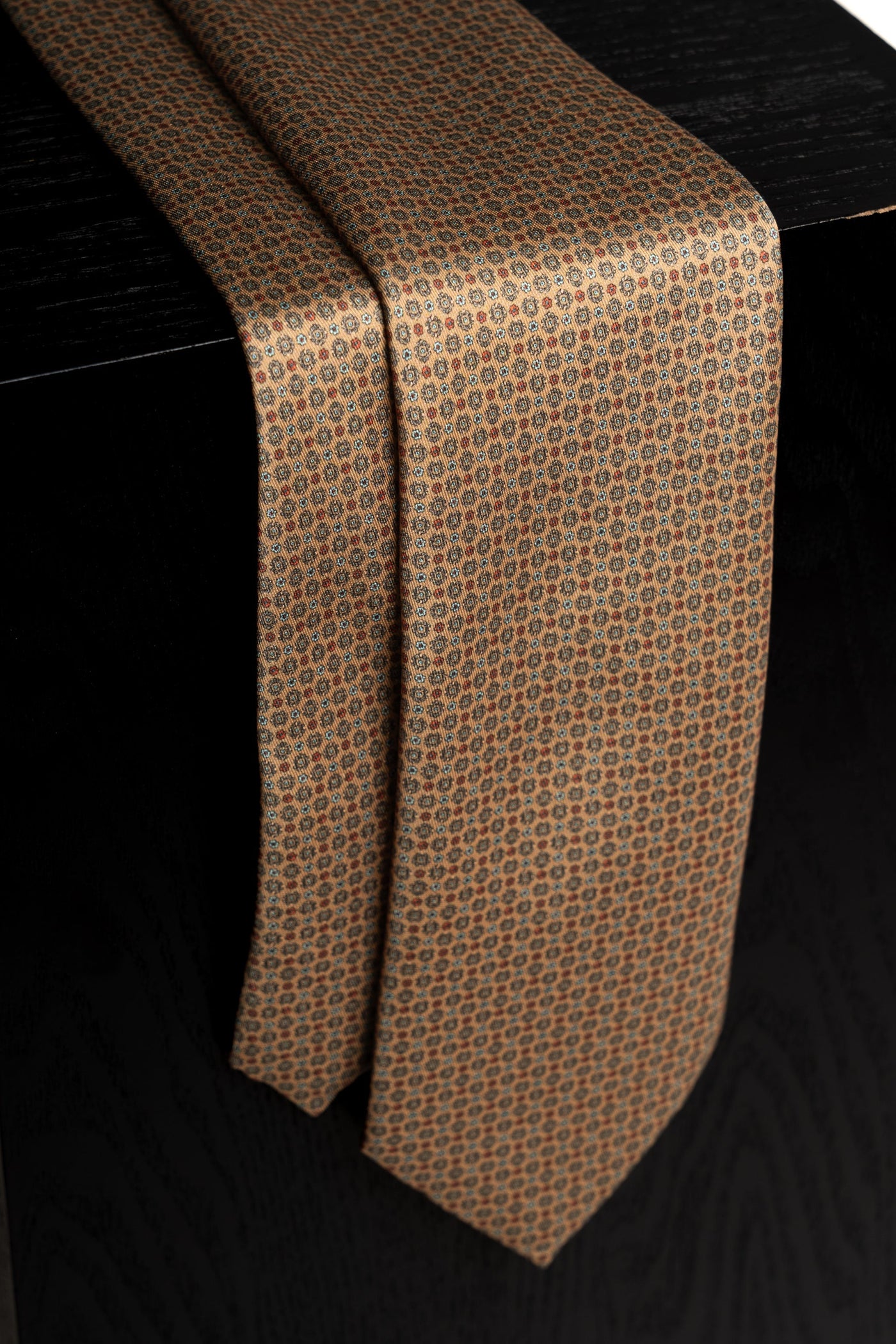 Corbata Microflowers Light Orange