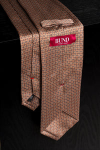 Corbata Microflowers Light Orange
