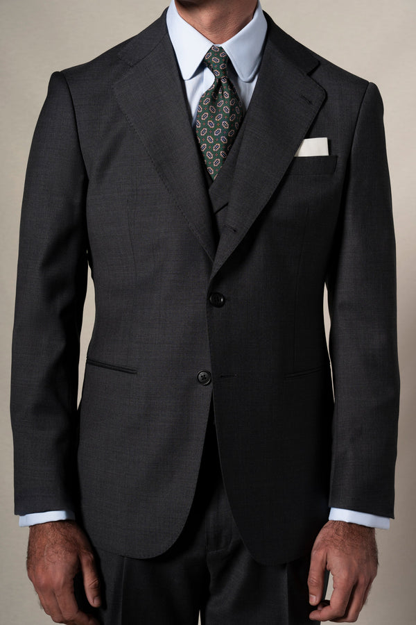 Middle Grey 3 Pieces Suit - Traje a medida BUND
