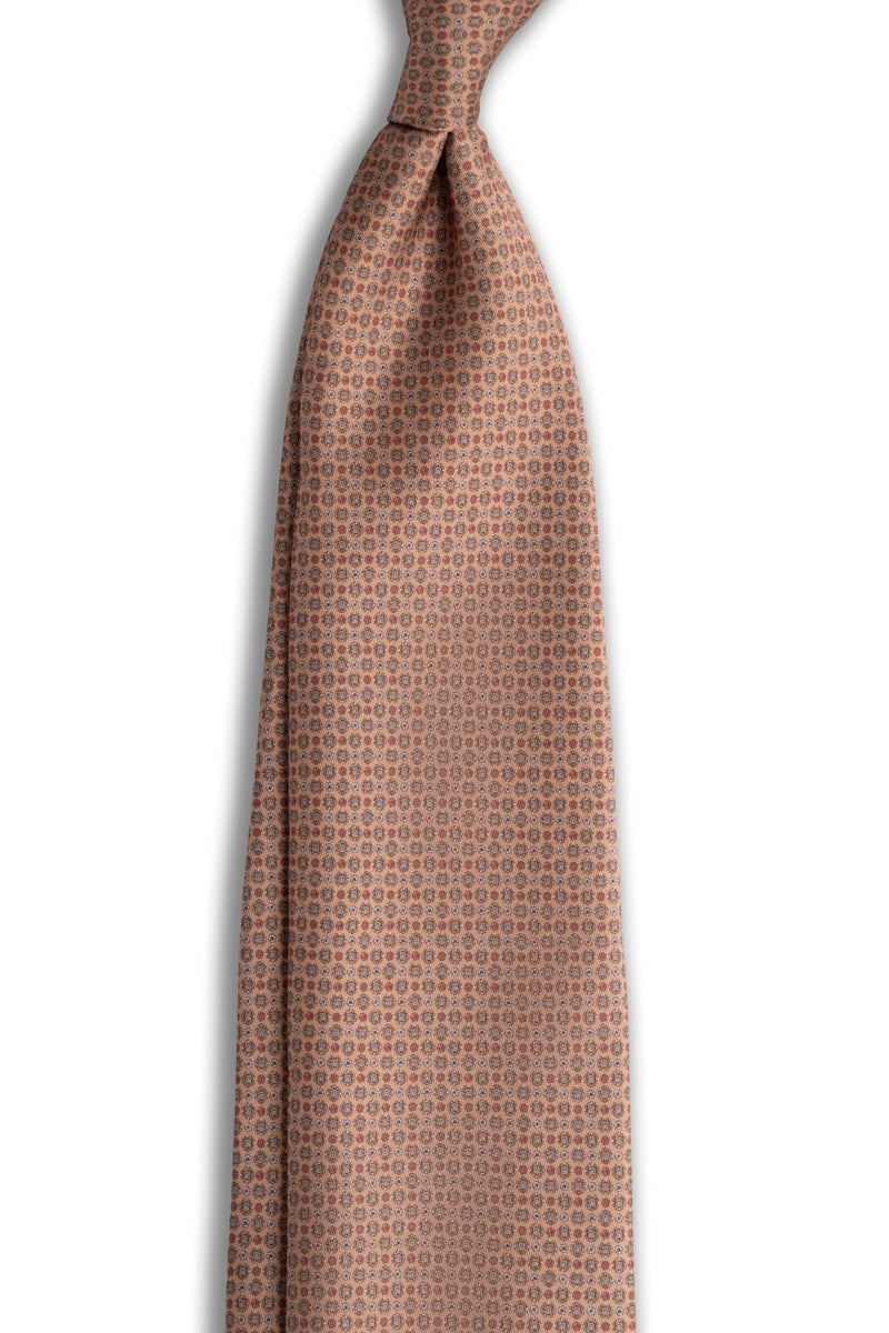 Corbata Microflowers Light Orange