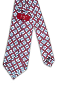 Corbata Florence Square Burgundy