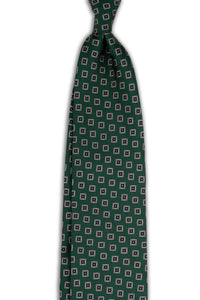 Corbata Cuadros Verde