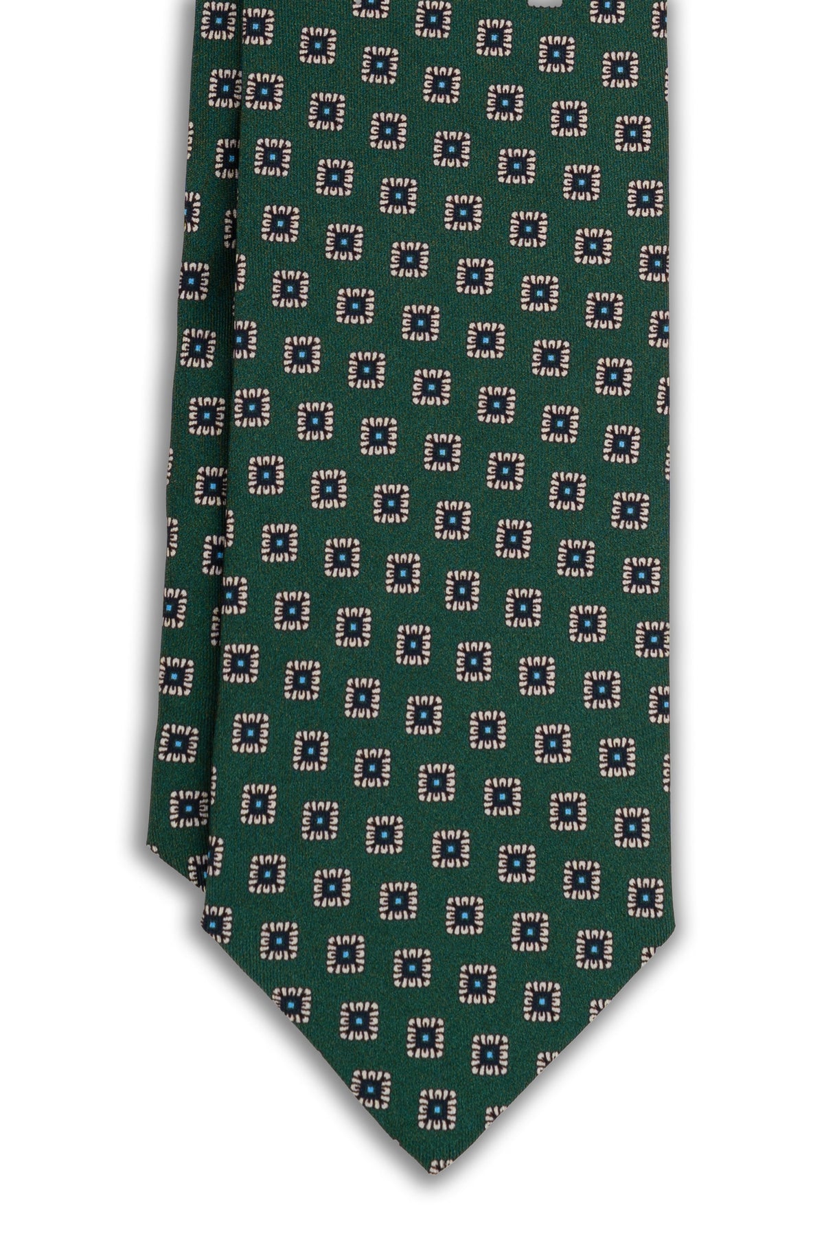 Corbata Cuadros Verde