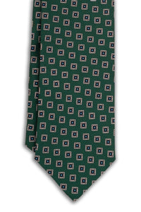 Corbata Cuadros Verde