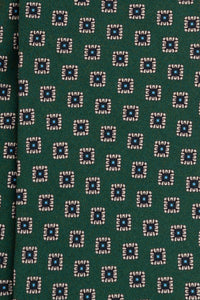 Corbata Cuadros Verde