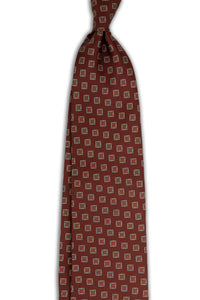 Corbata Cuadros Burdeos