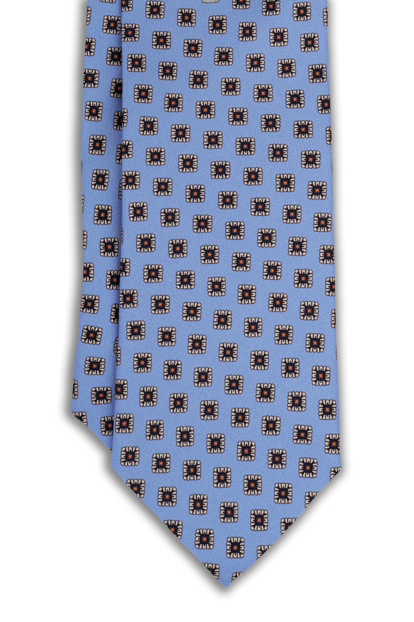 Corbata Cuadros Azul