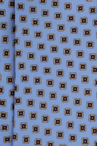 Corbata Cuadros Azul
