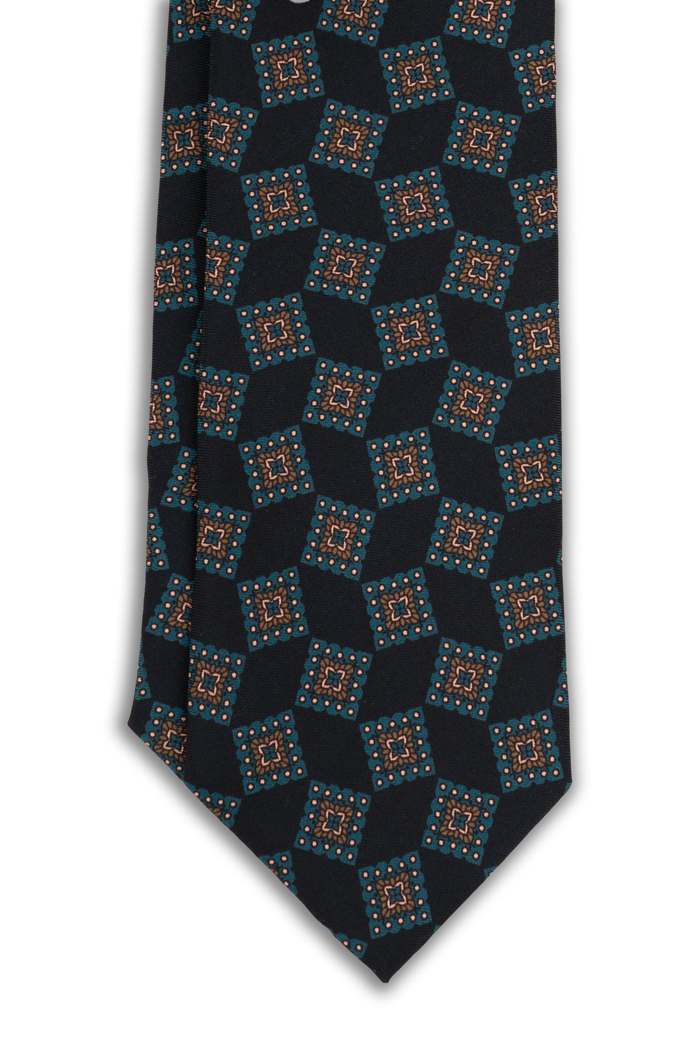 Corbata Geométrica Navy