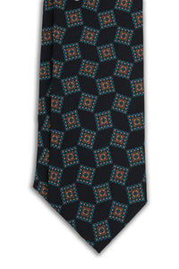 Corbata Geométrica Navy