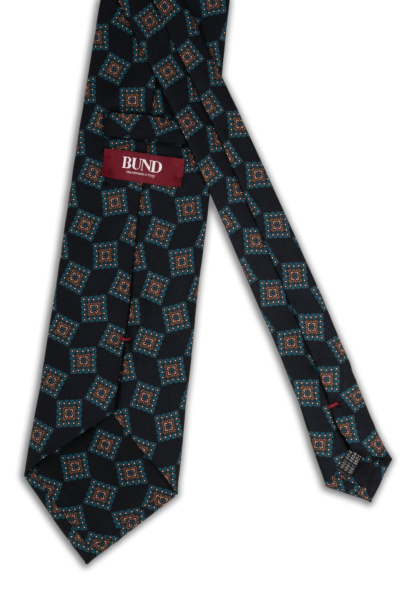 Corbata Geométrica Navy