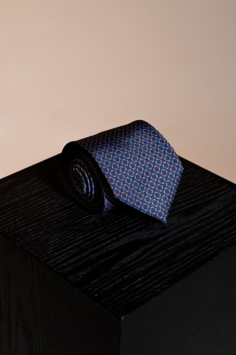 Corbata Enlazada Navy