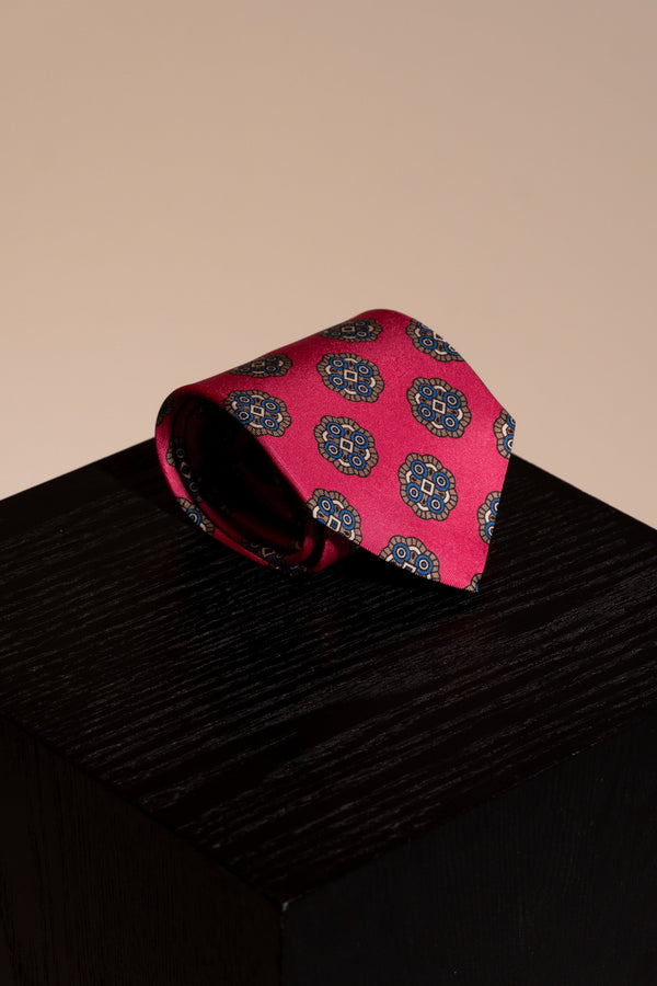 Corbata Coral Motivo Maya