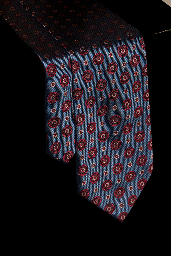 Corbata Rosetón Celeste
