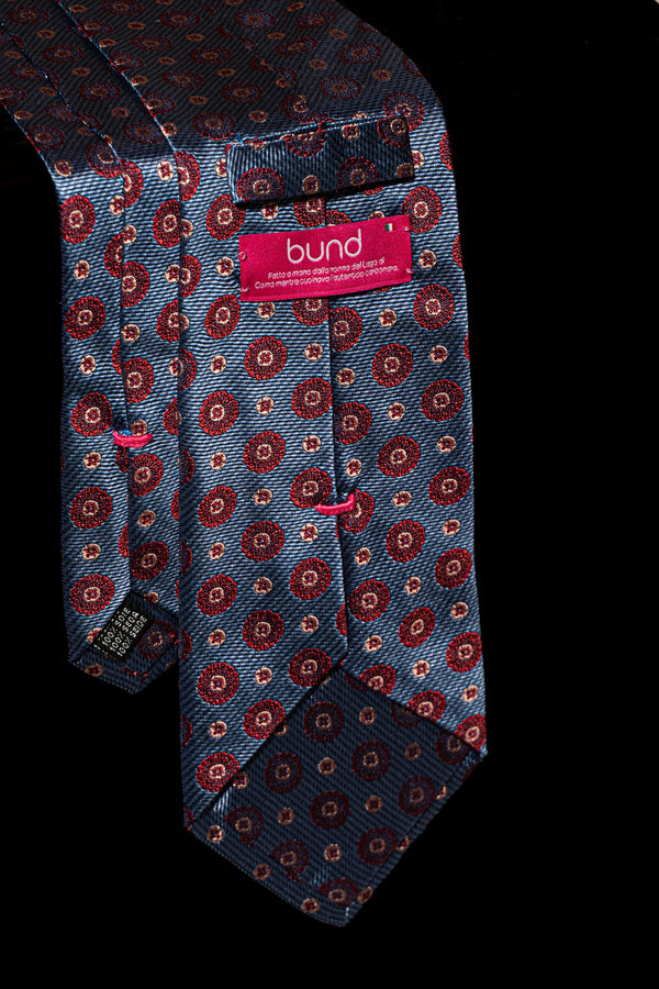 Corbata Rosetón Celeste