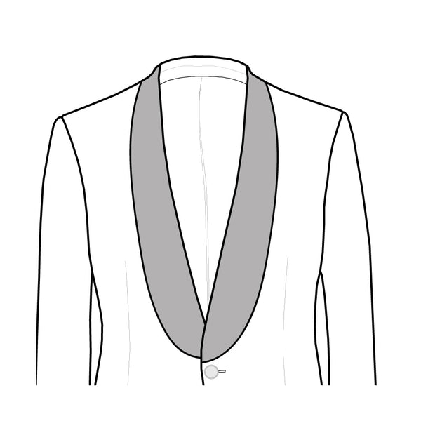 Chal satin - Chaqueta cruzada 4 botones