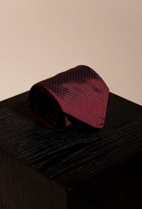 Corbata Topos Rojo